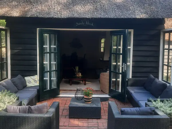 Sandy Hook terras met loungeset
