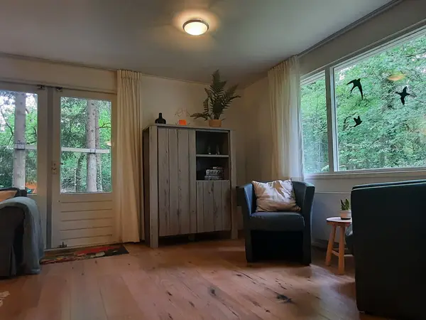 CoCo woonkamer bosuitzicht